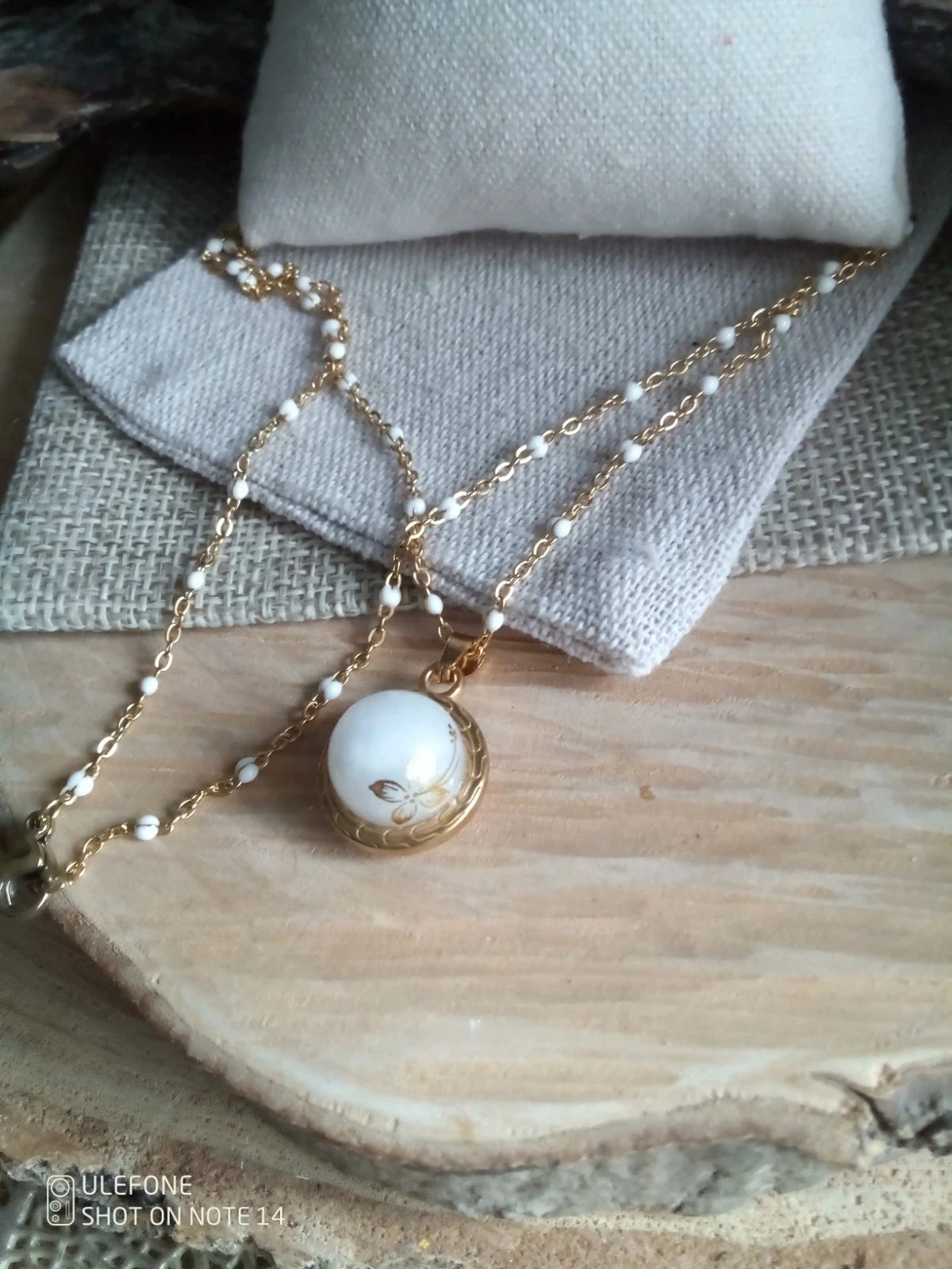Collier pendentif en pierre de lune naturelle – photo 5